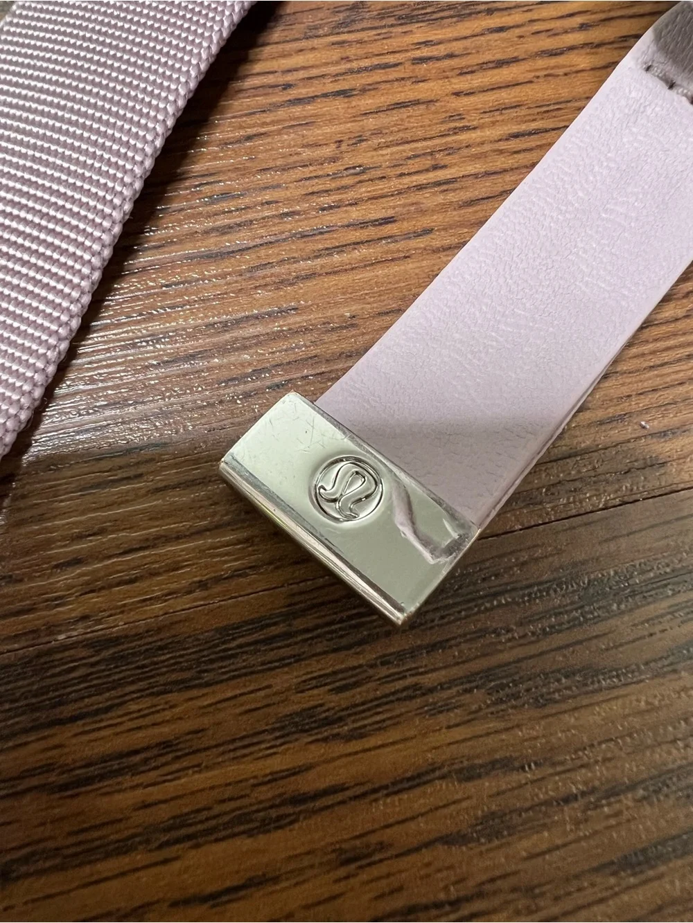Lululemon On My Level Crossbody Bag in a light purple shade